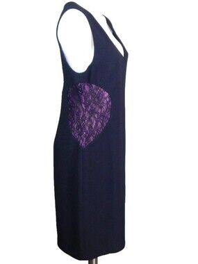 David Meister‎ Lace Panel Sheath Dress